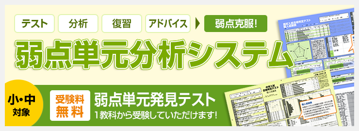 弱点単元分析システム